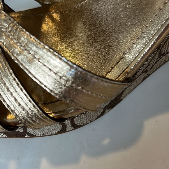 Coach Katherine Metallic wedge - Picture 5 of 7